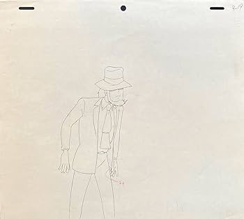 ルパン三世　カリオストロの城　セル画　ラフ原画　宮崎駿監督作品 2281] ルパン三世 カリオストロの城 ラフ原画 / 直筆:宮崎駿
